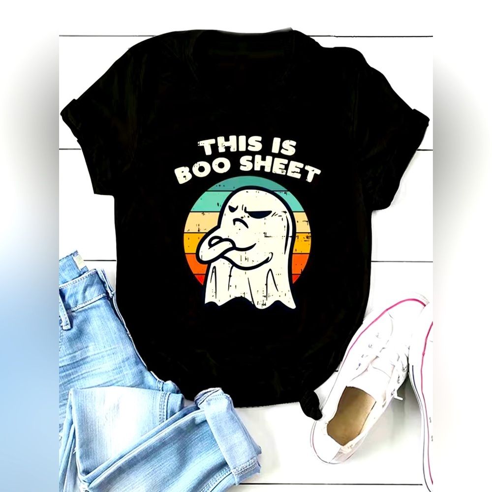 NIB - Ghost Boo Sheet Shirt